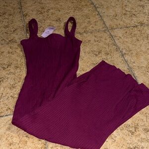 NWT Maroon Tank Dress